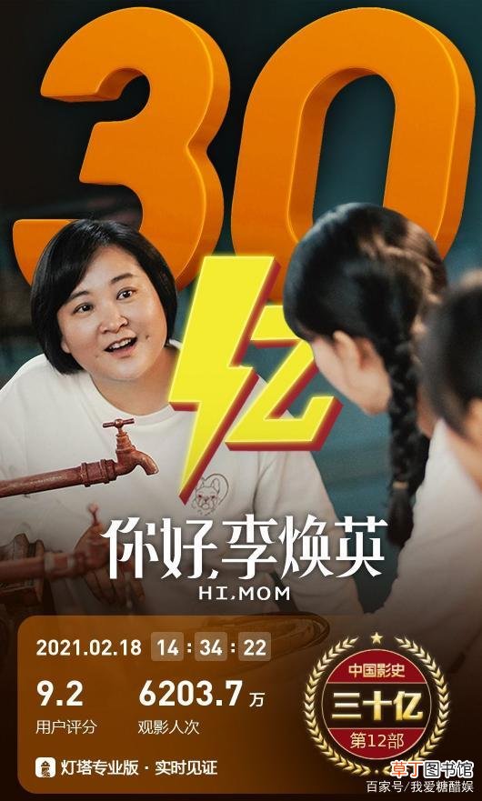 《你好,李焕英》票房破30亿,贾玲要知道票房这么高三年前就开始减