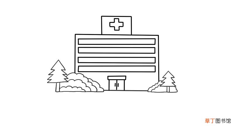 火神山医院简笔画怎么画火神山医院简笔画画法