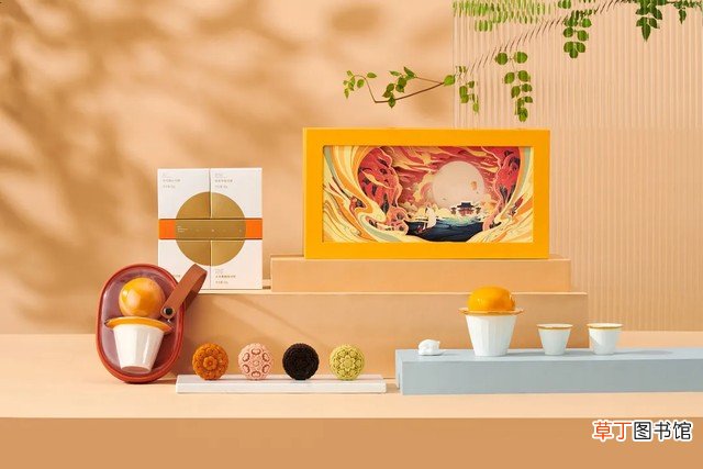 这些中秋月饼礼盒包装设计美翻了 月饼包装盒设计图大全
