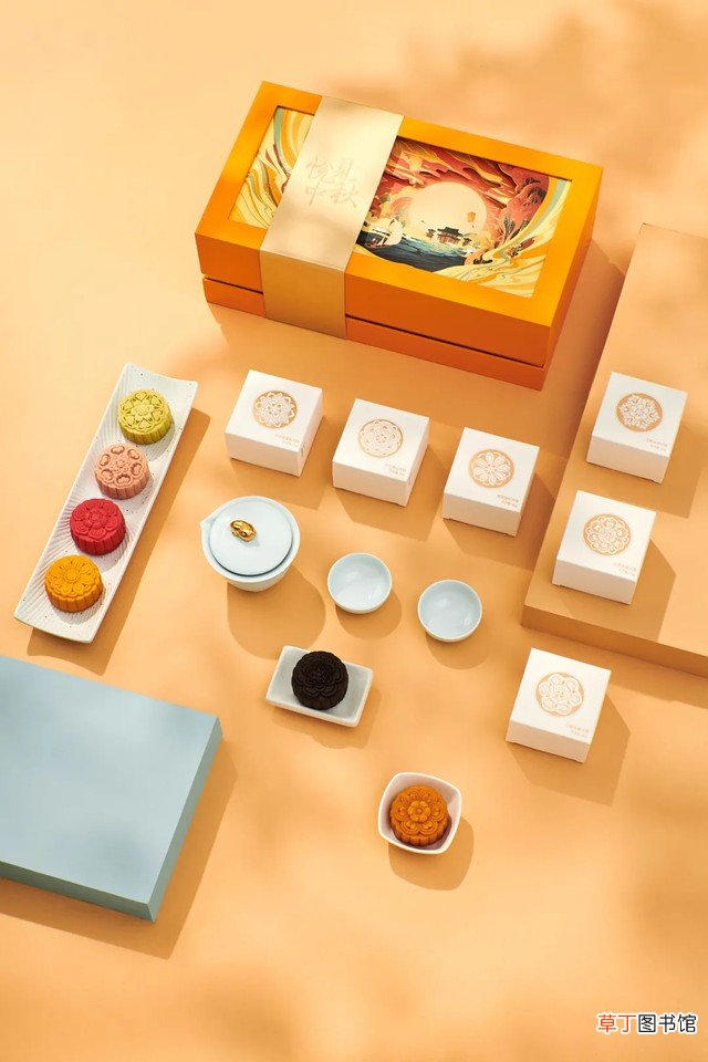 这些中秋月饼礼盒包装设计美翻了 月饼包装盒设计图大全