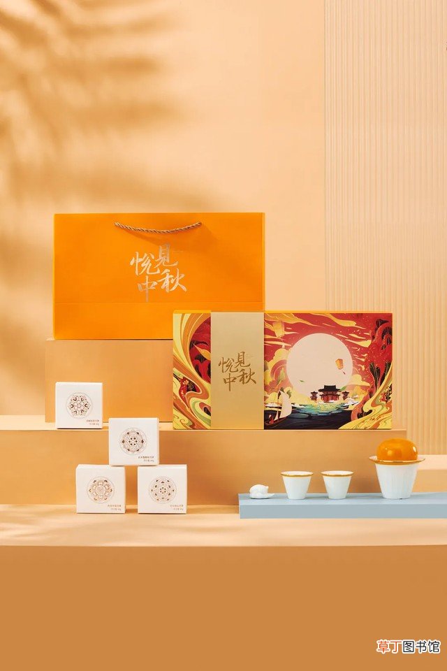 这些中秋月饼礼盒包装设计美翻了 月饼包装盒设计图大全
