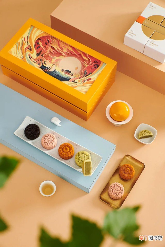 这些中秋月饼礼盒包装设计美翻了 月饼包装盒设计图大全