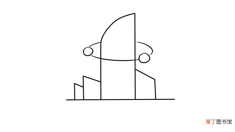 未来建筑简笔画怎么画未来建筑简笔画画法