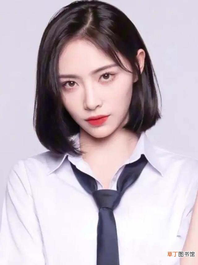 适合30岁女人的短发型 中短发梨花头图片