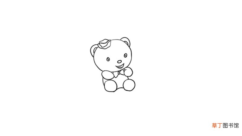 小熊简笔画