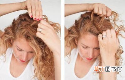 2款蓬松无刘海盘发教程 韩式蓬松发型扎法