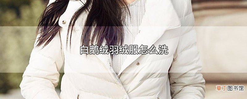 白鹅绒羽绒服怎样洗