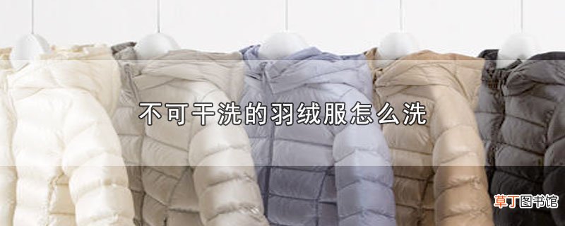 不可干洗的羽绒服怎样洗