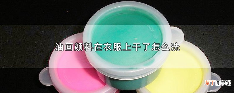 油画颜料在衣服上干了怎样洗