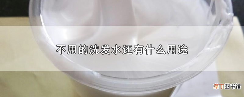 不用的洗发水还有什么用途