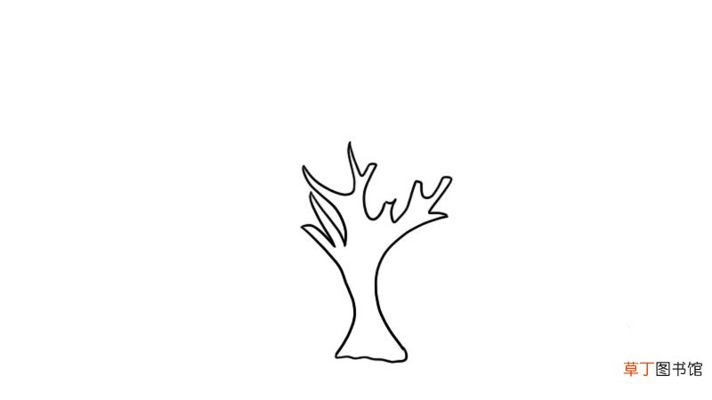 大树简笔画 大树的画法
