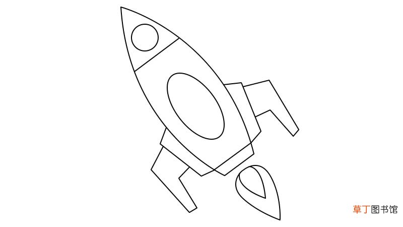 宇宙飞船简笔画 宇宙飞船的画法