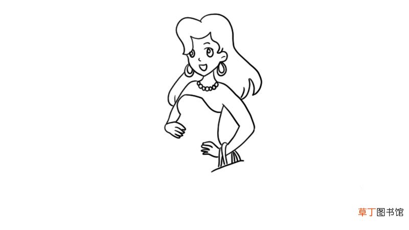 大肚孕妇简笔画 大肚孕妇的画法