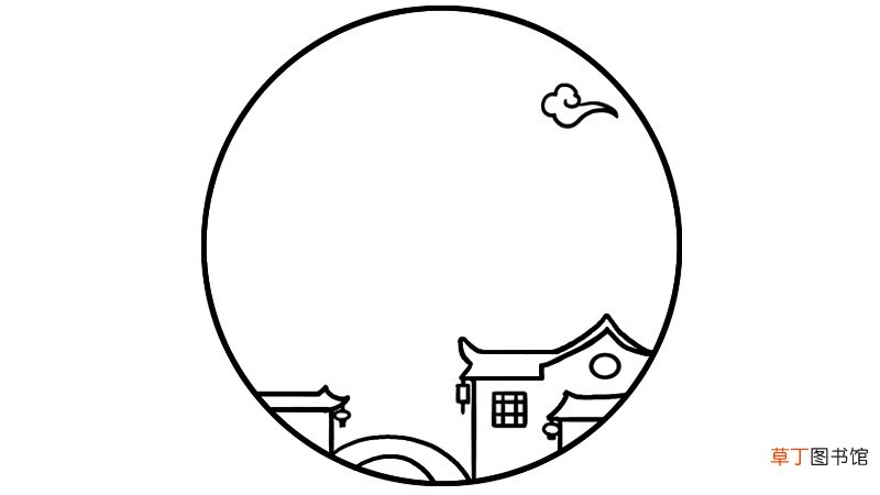 新年边框简笔画