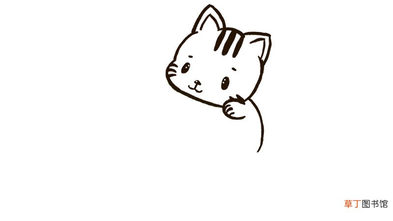 小猫简笔画简单画法