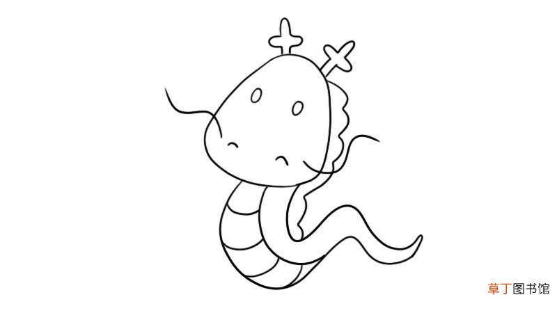 龙简笔画怎么画龙简笔画画法
