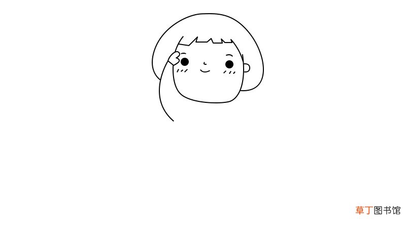少先队员简笔画 少先队员画法