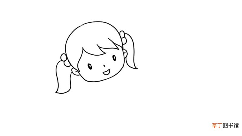 运动的小女孩简笔画画法运动的小女孩简笔画怎么画