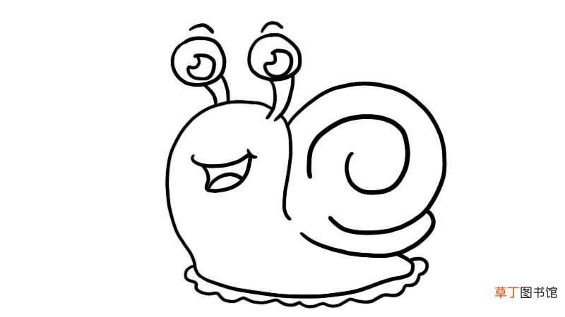蜗牛简笔画 蜗牛简笔画怎么画