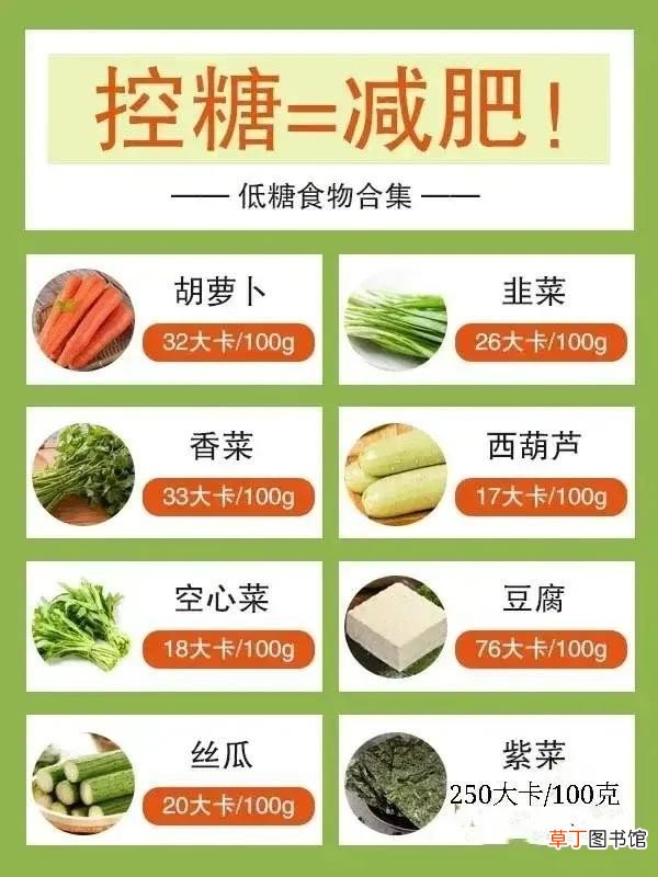 高糖和低糖的食物表整理 低糖食物一览表分享