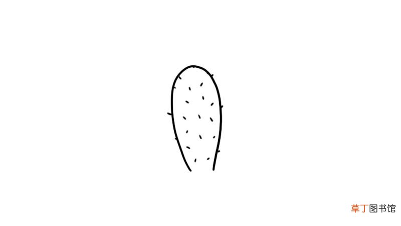 仙人掌盆栽简笔画