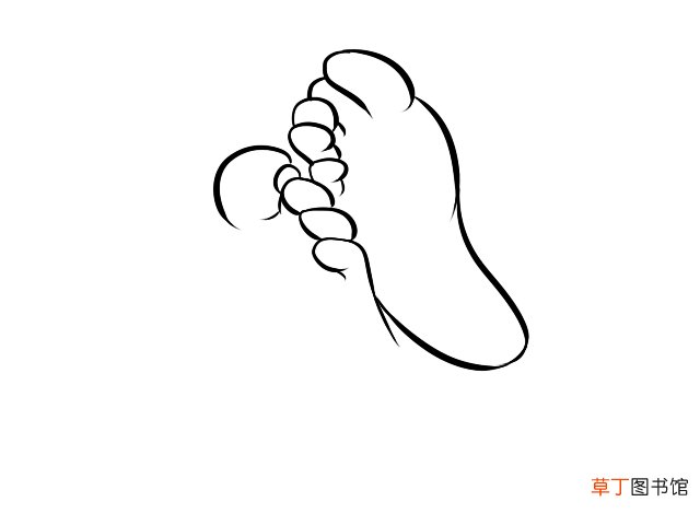 脚丫简笔画 脚丫简笔画画法