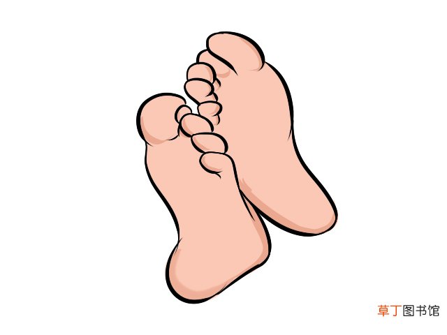 脚丫简笔画 脚丫简笔画画法