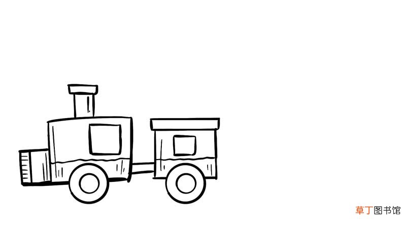 小火车简笔画 小火车简笔画画法