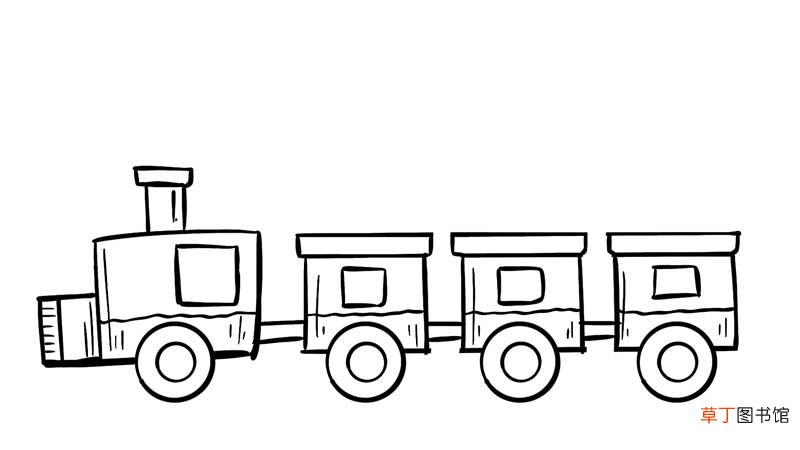 小火车简笔画 小火车简笔画画法