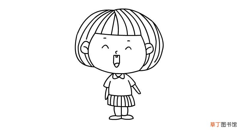 漫画人物简笔画女生 漫画人物简笔画女生怎么画