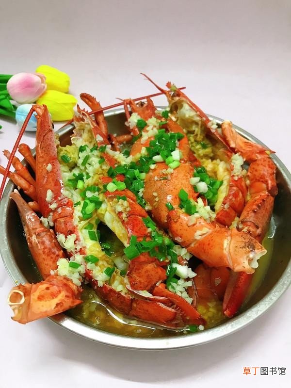 蒜蓉粉丝蒸波士顿龙虾的制作方法 波士顿龙虾最简单的做法