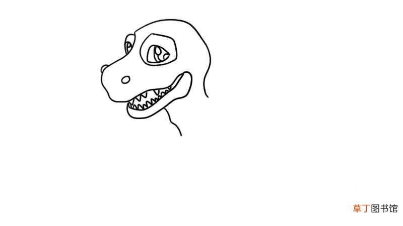 霸王龙简笔画 霸王龙怎么画