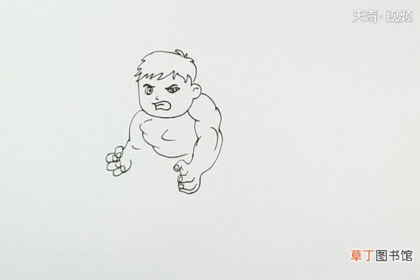绿巨人简笔画 绿巨人简笔画怎么画