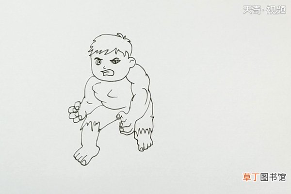 绿巨人简笔画 绿巨人简笔画怎么画