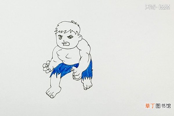绿巨人简笔画 绿巨人简笔画怎么画