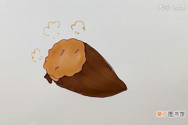 红薯简笔画 红薯简笔画怎么画