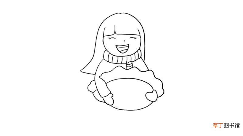 冬至节气饺子简笔画