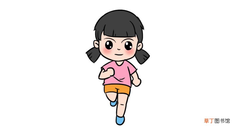 跑步简笔画