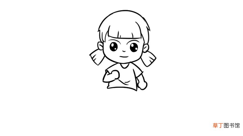 跑步简笔画