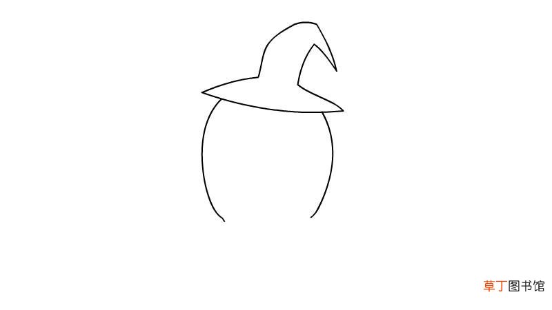 吐舌幽灵简笔画