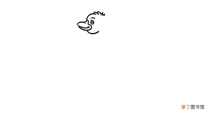 鸭妈妈简笔画