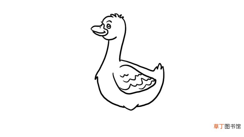鸭妈妈简笔画