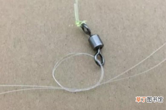 钓大鱼子线与八字环的绑法