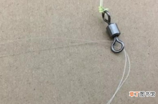钓大鱼子线与八字环的绑法