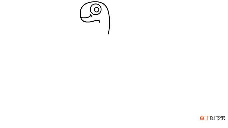 简笔画长颈龙画法简笔画长颈龙步骤