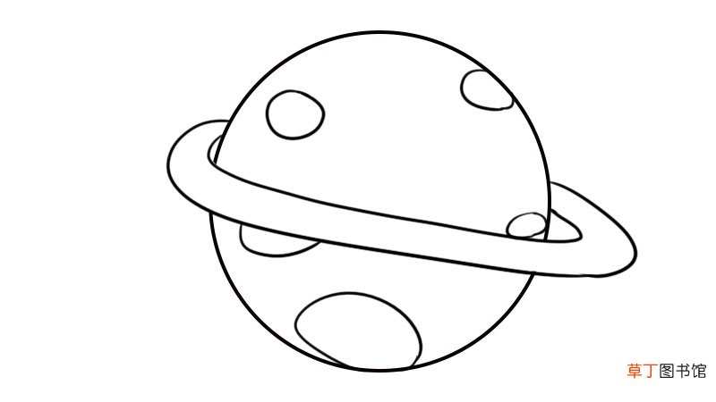 星球的简笔画怎么画星球的简笔画画法