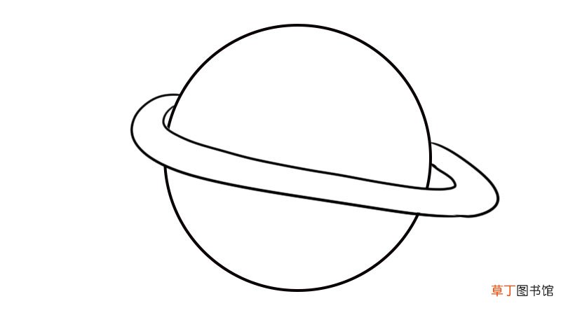 星球的简笔画怎么画星球的简笔画画法