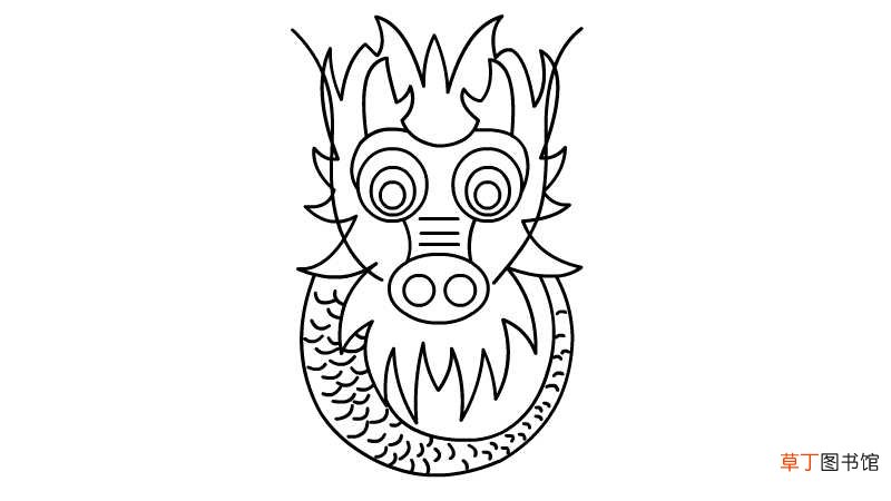 简易龙简笔画画法简易龙简笔画步骤