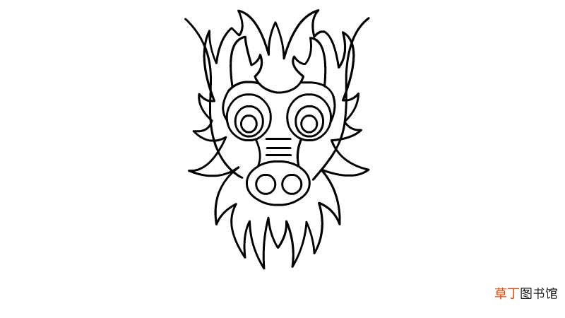 简易龙简笔画画法简易龙简笔画步骤
