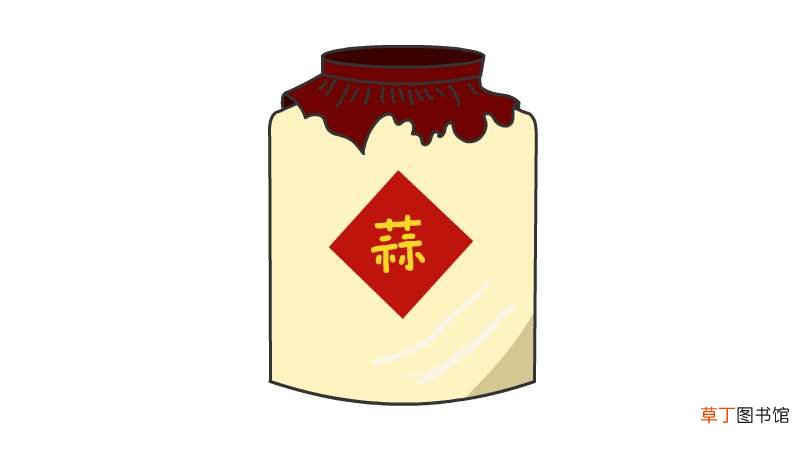 腊八蒜简笔画